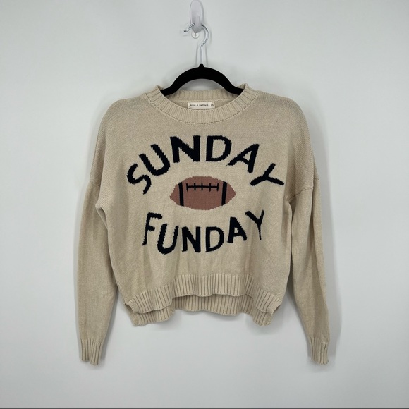 Sunday Funday Football Sweater Size 